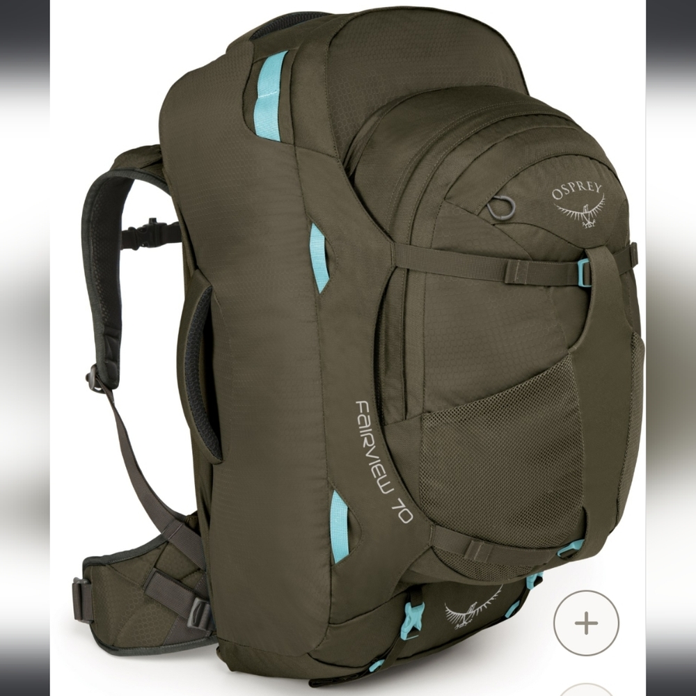 Osprey Fairview 70 Travel Pack in Olive Green